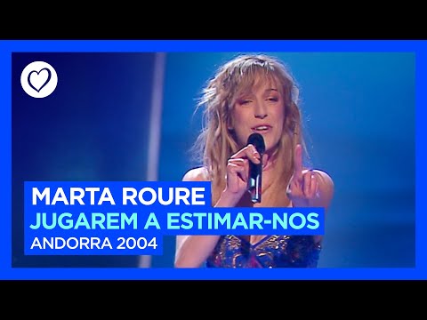 Marta Roure - Jugarem a Estimar-nos (LIVE) | Andorra 🇦🇩 | Semi Final | Eurovision 2004