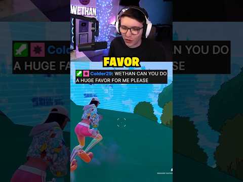 That's a CRAZY FAVOR to Ask 😭