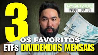 TOP 3 ETFs que PAGAM DIVIDENDOS MENSAIS
