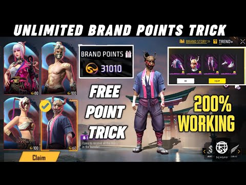 How To Get Free Brand Points In Free Fire | FF Brand Points Trick | Free Diamond