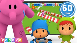 🎮 ¿Quién Ganará? ¡Pocoyó Nuevo Videojuego! [60 mins] POCOYÓ en ESPAÑOL LATINO | CANCIONES & DIBUJOS