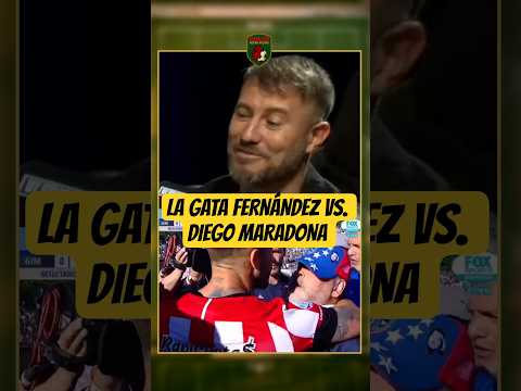 La Gata Fernández vs. Diego Maradona #futbol #maradona #gatafernandez #edlp #gimnasiadelaplata #fyp