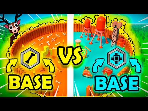 Construí 2 BASES EN UNA: Base Primitiva vs Base Futurista en 99 Noches