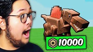 AKU HABISIN 10.000 ROBUX UNTUK PET DINO 0.5% DI GROW A GARDEN!?