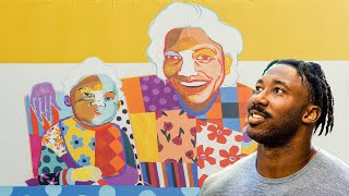 Myles Garrett Unveils Playhouse Square Mural