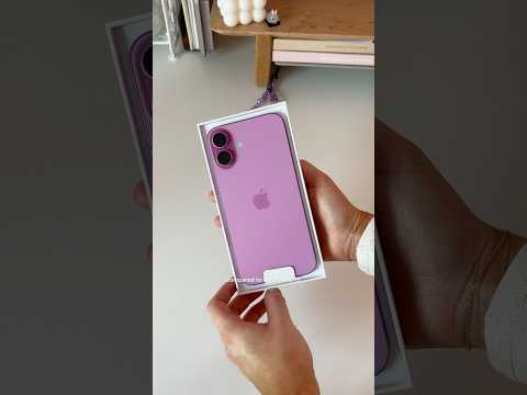 pink iphone 16 plus • unboxing ?