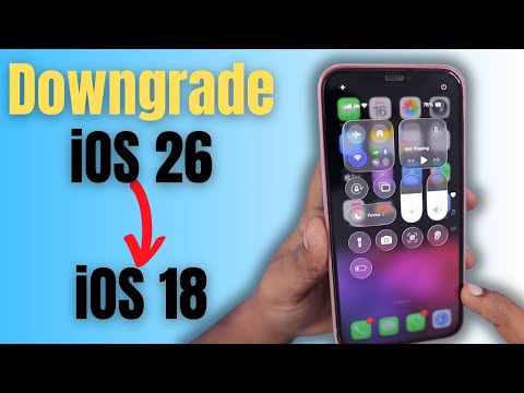 How To Downgrade iOS 26 to iOS 18 on iPhone? (Tamil)