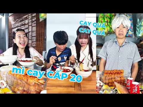 Thử Thách Ăn Mì Cay CẤP 20 Bỏng Lưỡi, Bánh Tráng Cay Cay với Trứng Độc Lạ