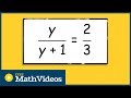 Understanding LCD and Cross Multiplication