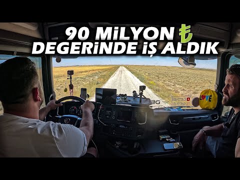 Konya'nın Uçsuz Bucaksız Ovalarına Yük Götürdük / 90 Milyonluk İş Aldık / Patron İle Konya Seferi..!