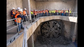 TBM Krystyna w akcji - koniec drążenia ostatniego odcinka linii M2