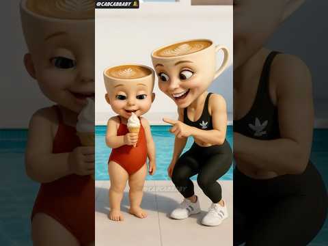 Dad vs Mom for baby's Ice Cream! 😱 #shorts