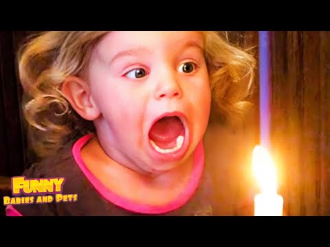 Funny Babies Blowing Candles First Time - Hilarious Fails | Funny Baby Videos