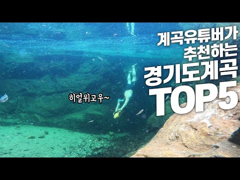 계곡유튜버가 추천하는 경기도계곡 TOP5