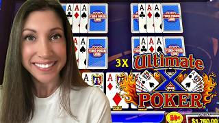 Exciting Ultimate X Video Poker at Hard Rock Casino Hollywood 🍀