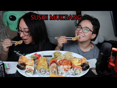 SUSHI MUKBANG | NIKOCADO AVOCADO? WHAT WE HAVE BEEN WATCHING