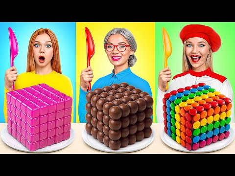 Provocare De Gătit: Eu vs. Bunica | amuzant Războiul Bucătăriei Multi DO Challenge