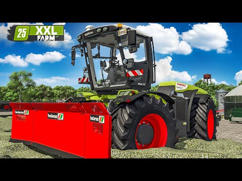 Neues XXL-Silo mit dem CLAAS XERION | XXL Farm #35 | FARMING SIMULATOR 25