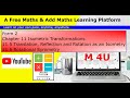 Isometric Transformations and Symmetry