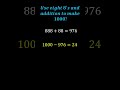 Using Eights to Make One Thousand