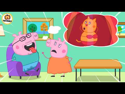George Pig Flies And Makes A Mischief #funnycartoon #peppapig #animationmeme #tungtungtungsahur