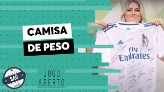 Renata Fan recebe camisa autografada pelo Real Madrid | Baú do Jogo Aberto