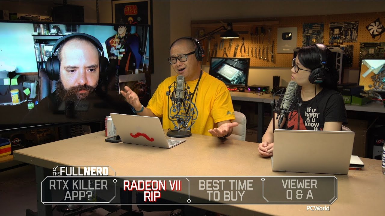 RTX gets a killer app, Radeon VII dies, the best time to buy hardware, Q&A - The Full Nerd ep. 104