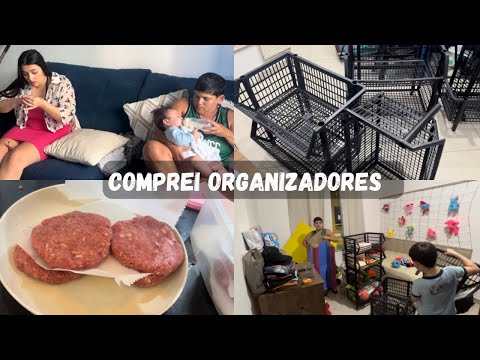 Fiz muitas coisas hoje | organização no quarto | hambúrguer
