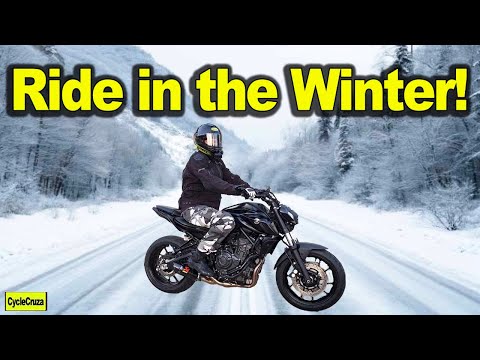 WINTER Motorcycle Riding Tips 2025 - How To Ride in the Winter