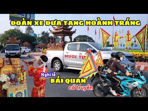 Đoàn xe tang hoành tráng đưa ông TÔ HIỂN KIỆM (Cù lao An Bình - Vĩnh Long) đến nơi hỏa táng