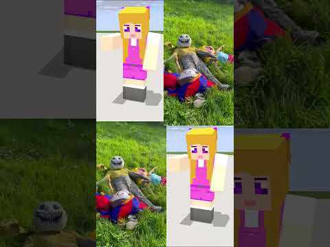 POCOYO Y EL TRALALERITO #shorts #minecraft #smilingcritters #sprunki #poppyplayt @DannikaYT
