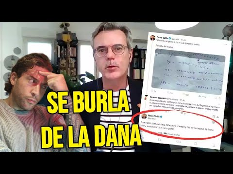 SE BURLA DE LAS VÍCTIMAS DE LA DANA Y DE LOS VALENCIANOS