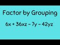 Factoring by Grouping Concepts