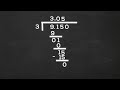 Dividing Decimals by Whole Numbers