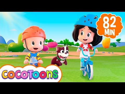 Experimente coisas novas e mais musicas infantis de Cleo e Cuquin 🚲 Cocotoons Brasil