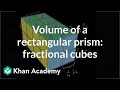Calculating Volume with Fractional Cubes