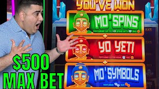 INSANE $500 Spins Triggered 3 POTS Bonuses — Everyone Went Crazy! 🔥