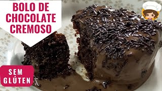 BOLO DE CHOCOLATE PARA COMER QUENTE S/ GLÚTEN - MIL DELÍCIAS NA COZINHA  #bolosemgluten #receitas