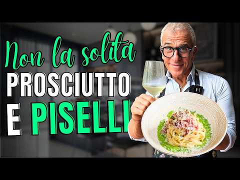 Pasta con crema di piselli e ragù di culatello - Ricetta di Chef Max Mariola