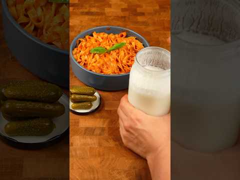 SALÇALI MAKARNA - TURŞU - KAVANOZDA AYRAN 🌝