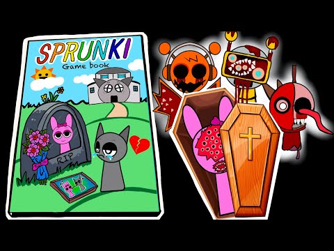 🩷Paper DIY🩷 Making INCREDIBOX SPRUNKI Game Book 📚 ➕ (Pinki Squishy R.I.P)