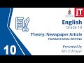 Understanding Newspaper Writing Techniques
