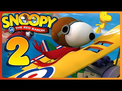 Snoopy vs the Red Baron Walkthrough Part 2 (PS2, PSP, PC)