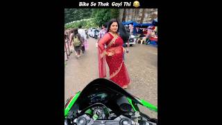 Bike Se Thok Gayi Thi 😂 Crazy Reaction 🔥 Police Without Helmet Chalan Kato