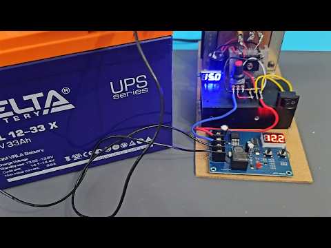 Make a Powerful 12V Battery Charger from Dead UPS – Auto Cut-Off Included!