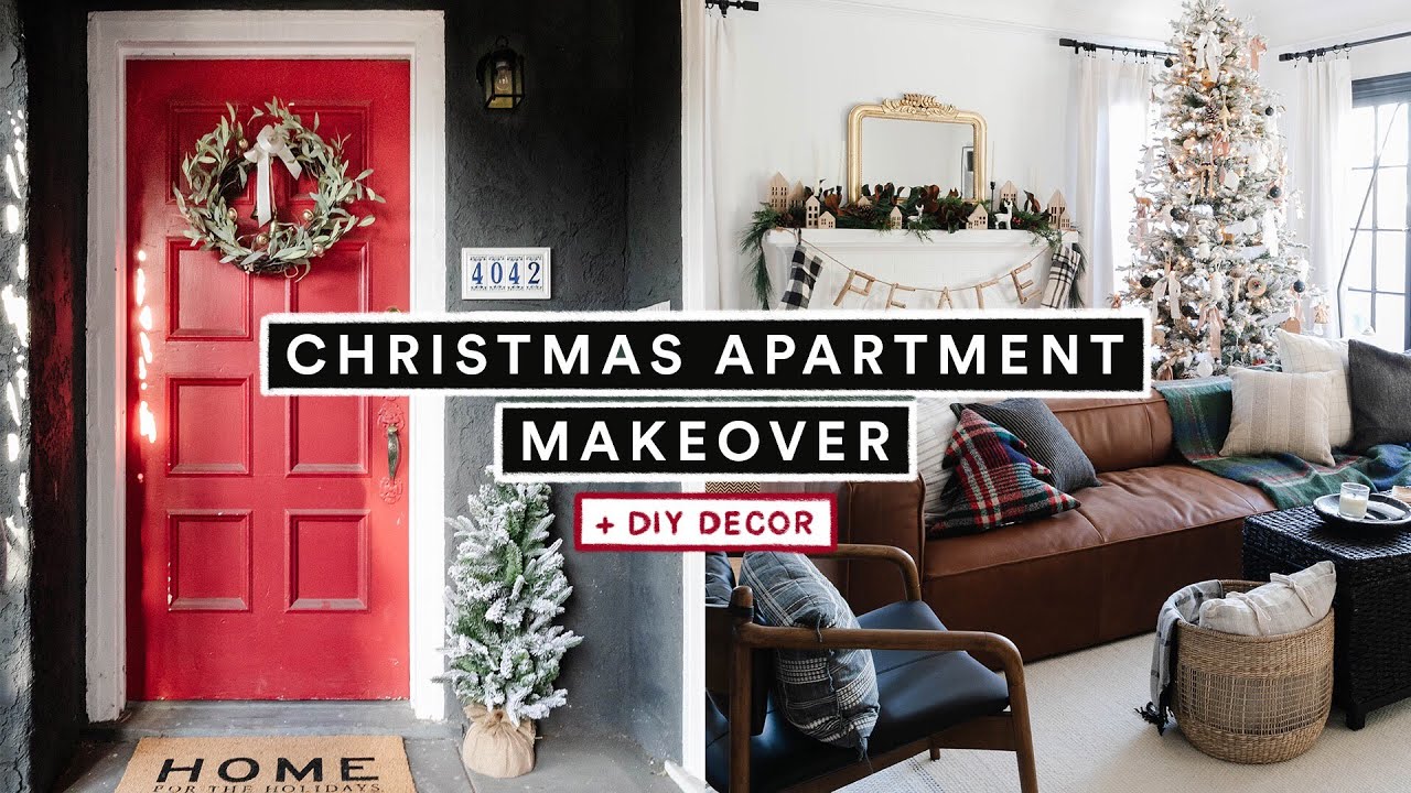 Christmas apartment makeover + diy decorate with me! Lone Fox