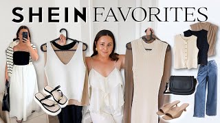 SHEIN FAVORITES HAUL 2025 - #1 Top Rated Wardrobe Basics & Summer & Fall Outfit Ideas!