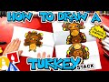 Drawing a Thanksgiving Turkey Stack