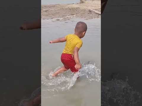 Amazing Boy Catching Fish By Hand  #fishing