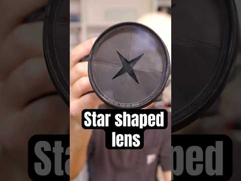 Star Shaped Lens Filter #photography